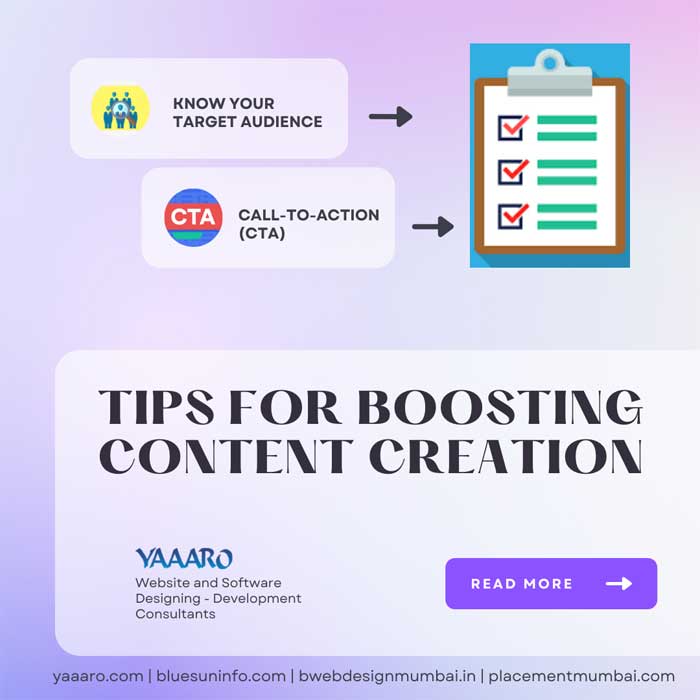 TIPS FOR BOOSTING CONTENT CREATION